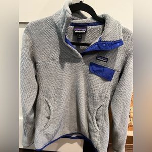 Patagonia grey fleece jacket